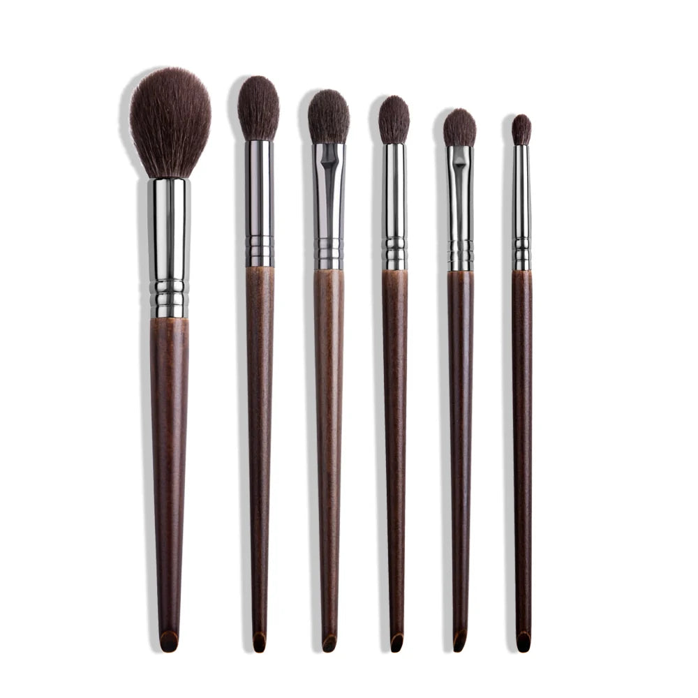 OVW Make-up-Pinsel-Set aus natürlichem Ziegenhaar, professionelles Kit, Brocha-Maquillaje-Stil, Make-up-Pinsel zum Mischen von Verschmieren