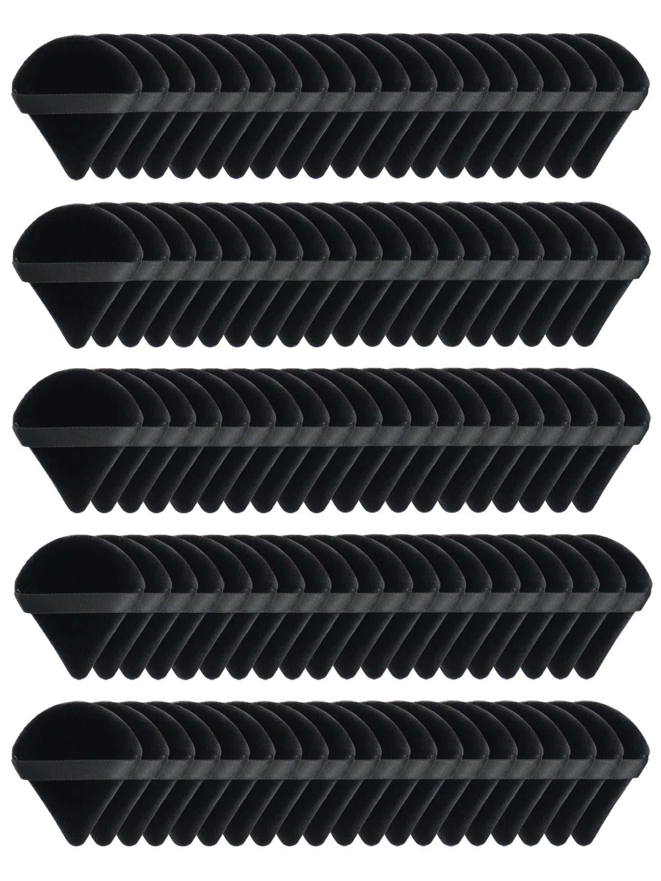 Schwarz Dreieck Puderquaste Gesichts Make-Up Schwamm Weiche Samt Kosmetik Puff Mixer Schönheit Foundation Make-Up Schwamm Make-Up Zugang