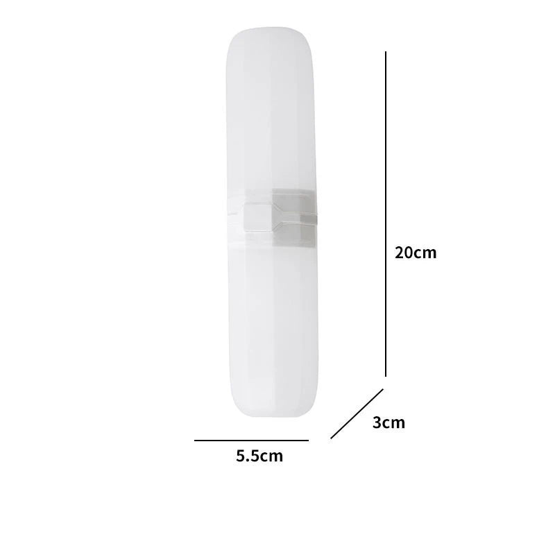 Tragbares Zahnbürsten-Etui – Reise- und Camping-Aufbewahrung