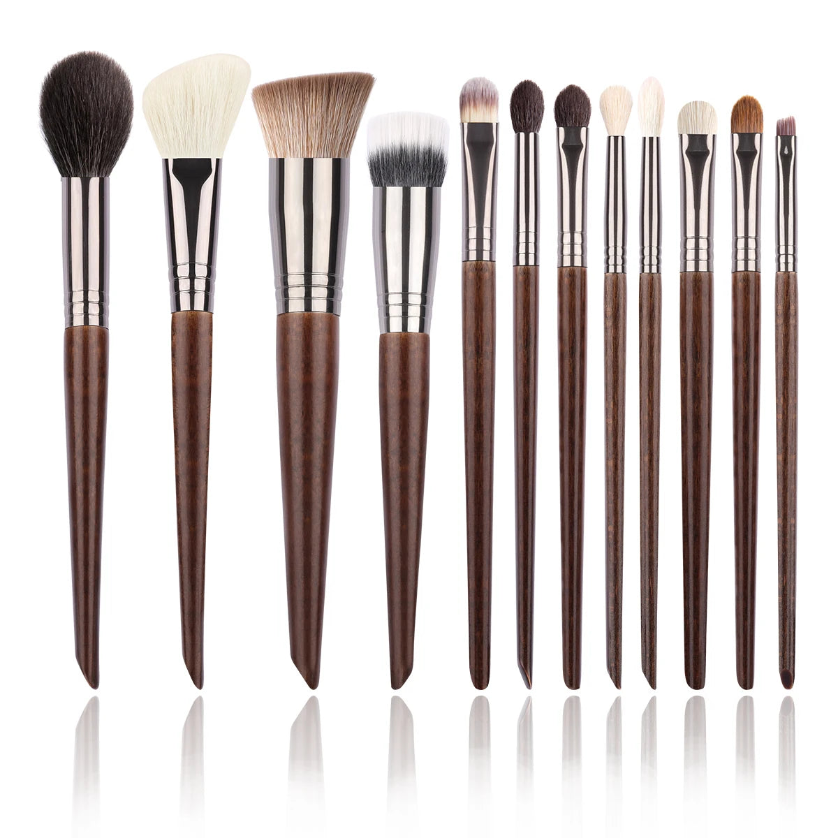 OVW Make-up-Pinsel-Set aus natürlichem Ziegenhaar, professionelles Kit, Brocha-Maquillaje-Stil, Make-up-Pinsel zum Mischen von Verschmieren
