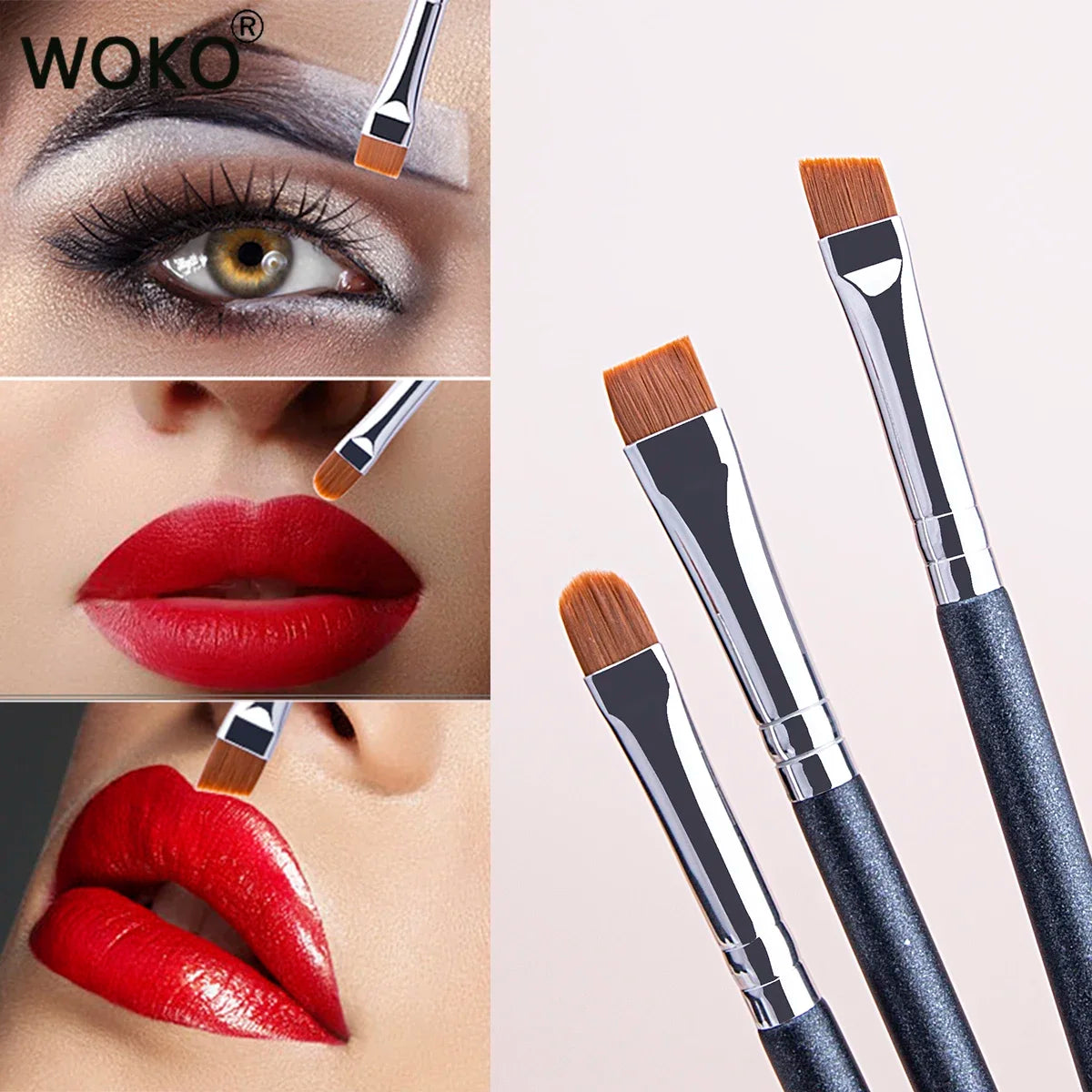 Ultra-dünner Make-up Pinsel – Lippen-, Augen- & Augenbrauen-Detailpinsel