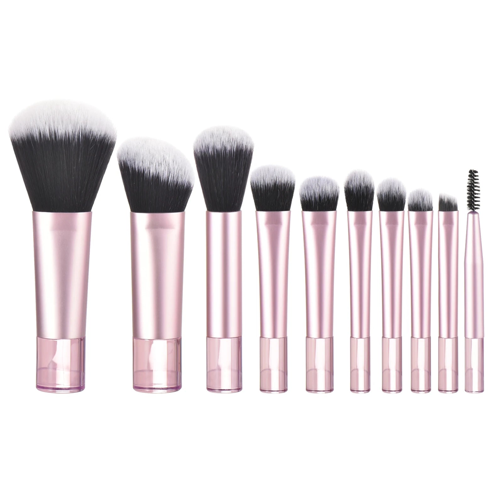 10-teiliges Mini-Make-up-Pinsel-Set – Tragbares Set für Reisen
