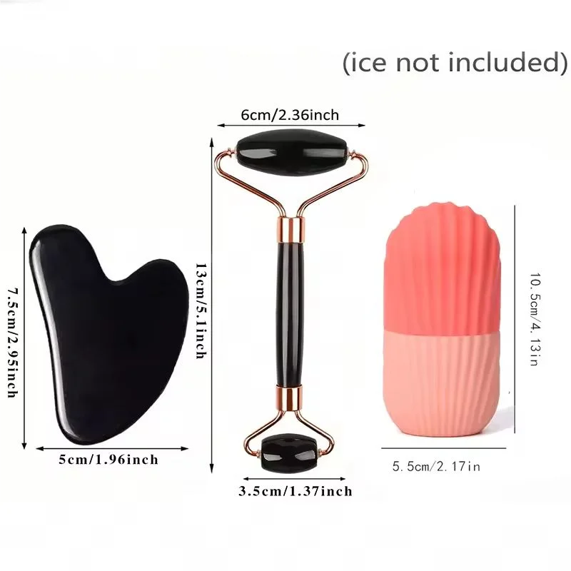 Ice Face Roller Set – Gesichtsmassage & Lifting Tool
