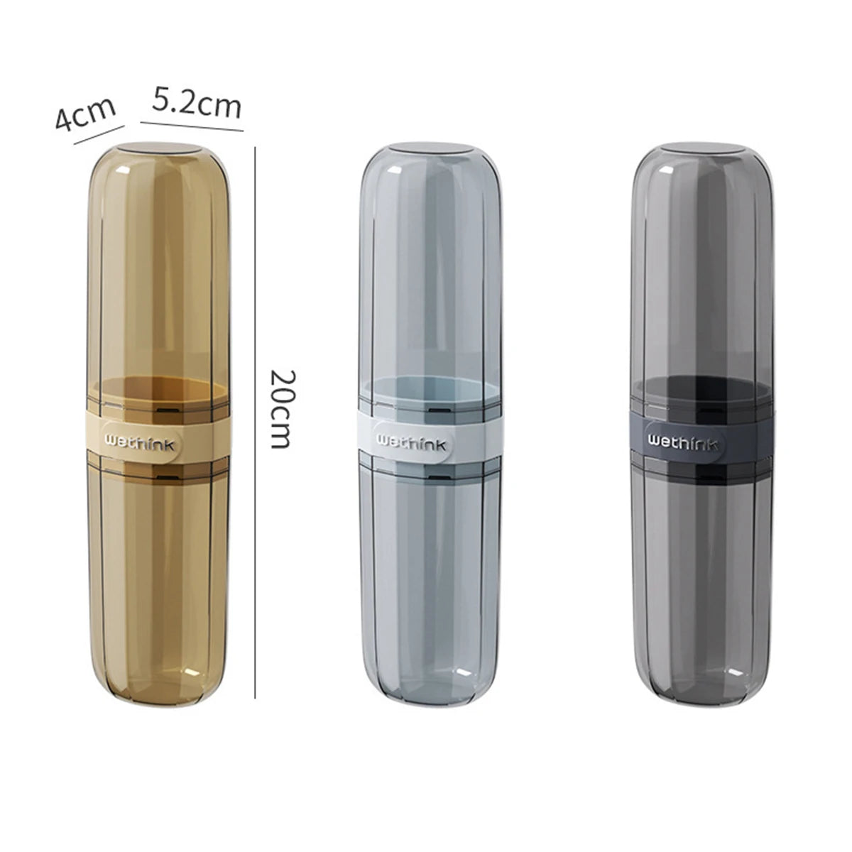Tragbares Zahnbürsten-Etui – Reise- und Camping-Aufbewahrung
