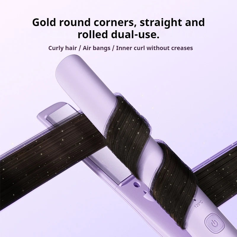 Mini-Haarglätter & Lockenstab – Professionelles Keramik-Styling-Eisen mit negativen Ionen