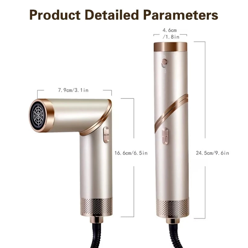 5-in-1 Klappbarer Haartrockner – Tragbarer Multifunktionaler Föhn mit Negativen Ionen