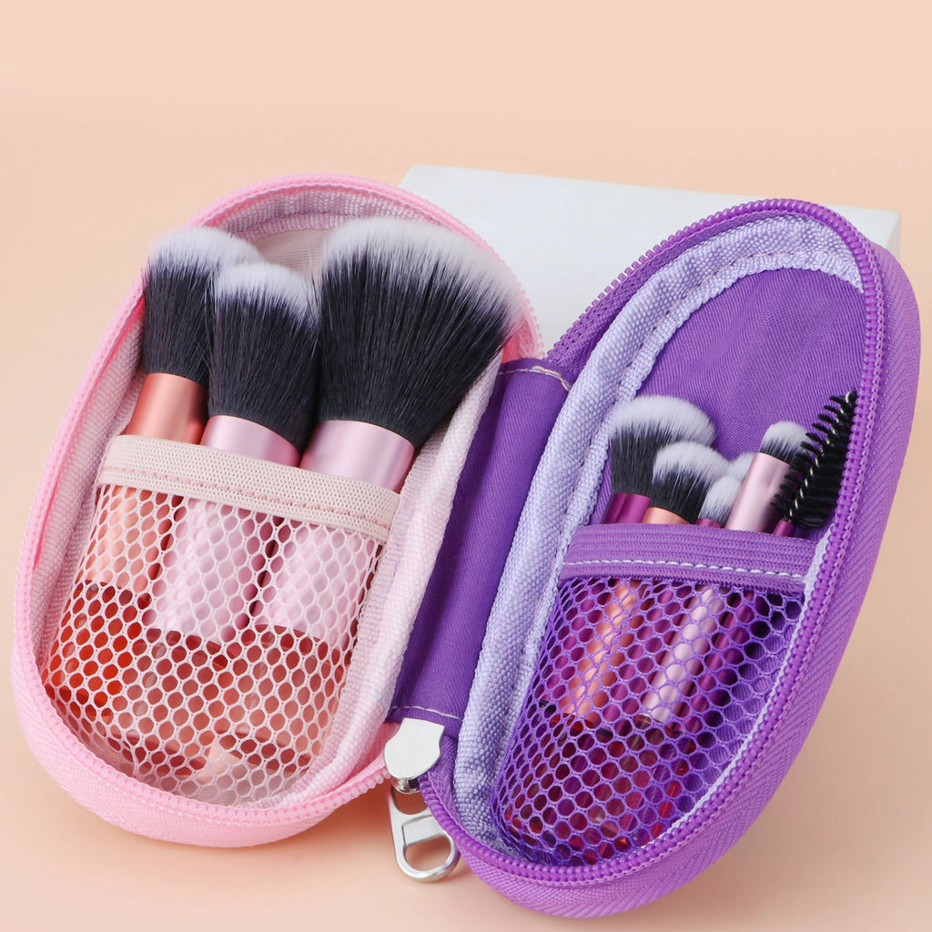 10-teiliges Mini-Make-up-Pinsel-Set – Tragbares Set für Reisen