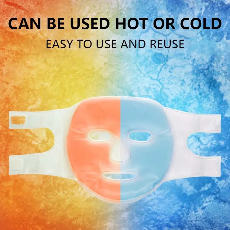 Gesichts- & Augen-Kühlmaske – Gel Eisbeutel für Hautpflege & Spa