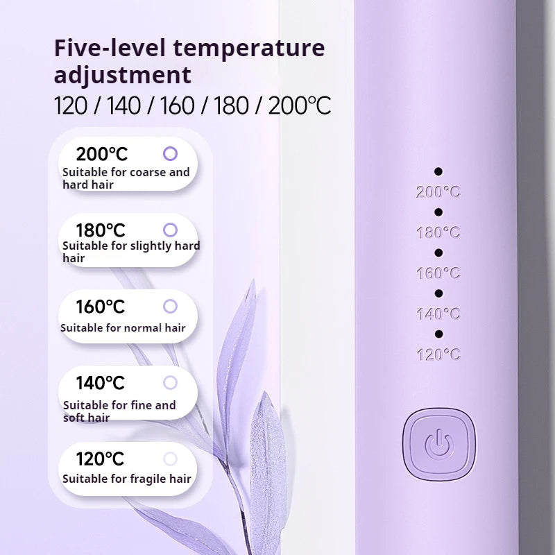 Mini-Haarglätter & Lockenstab – Professionelles Keramik-Styling-Eisen mit negativen Ionen