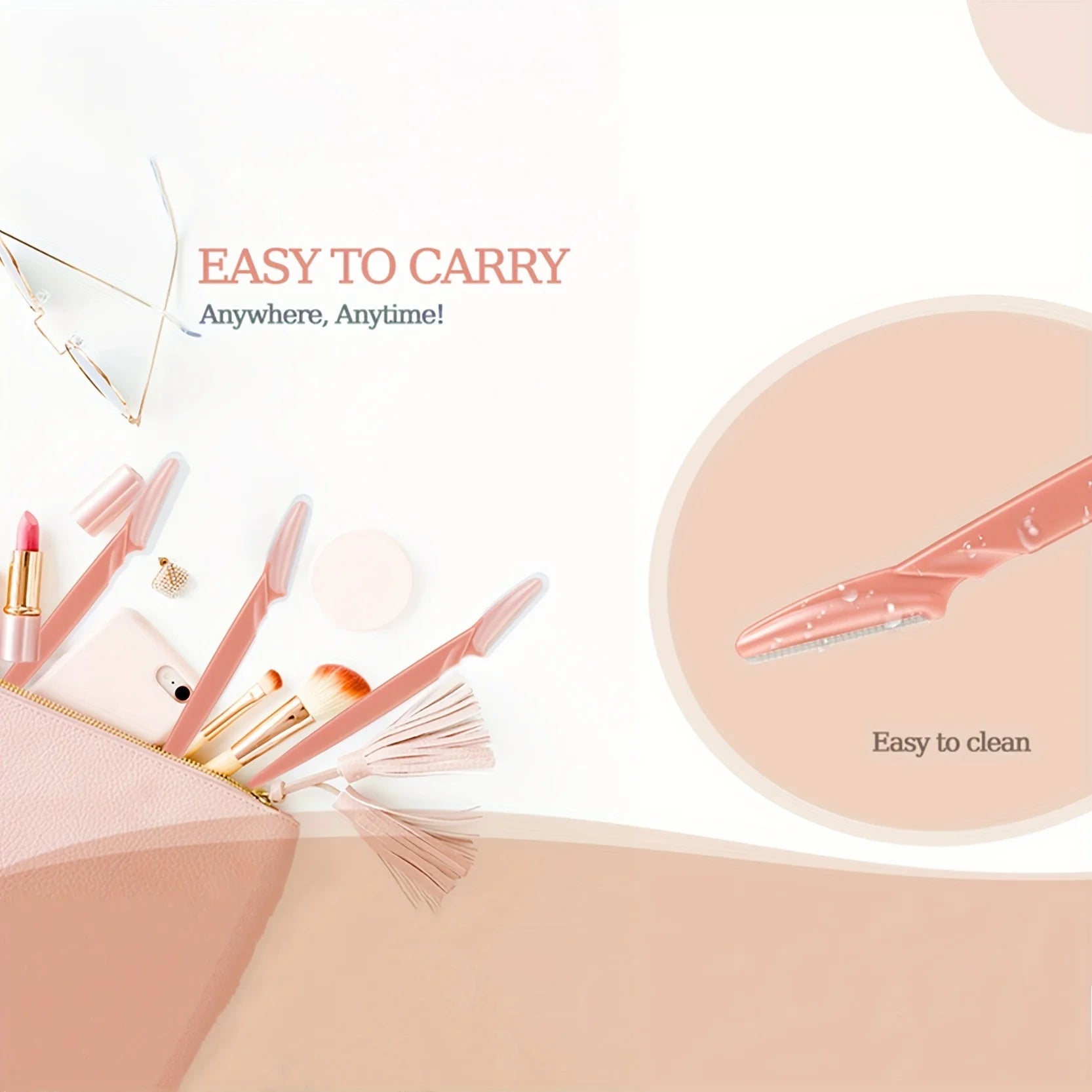 Gesichtshaarentferner & Augenbrauen-Trimmer SetGesichtshaarentferner & Augenbrauen-Trimmer Set – Feder-Epilierer & Rasierer 12/30/40/66PCS für Kinn, Oberlippe, Hals, Augenbrauen & Gesicht