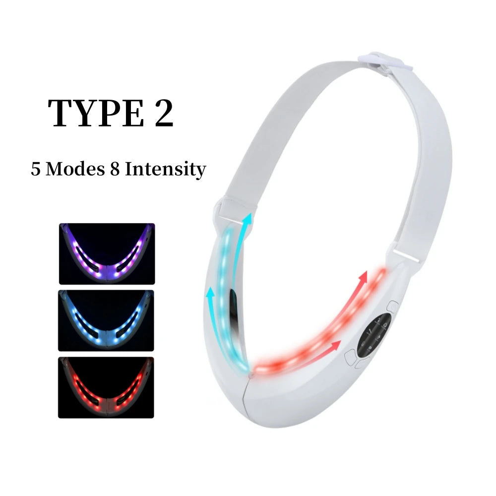 Facelifting-Gerät mit Rotlicht – V-Gesichtsmassage & Hautverjüngung