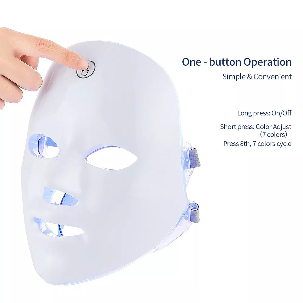 LED Facial Mask - Skin Rejuvenation & Beauty Device