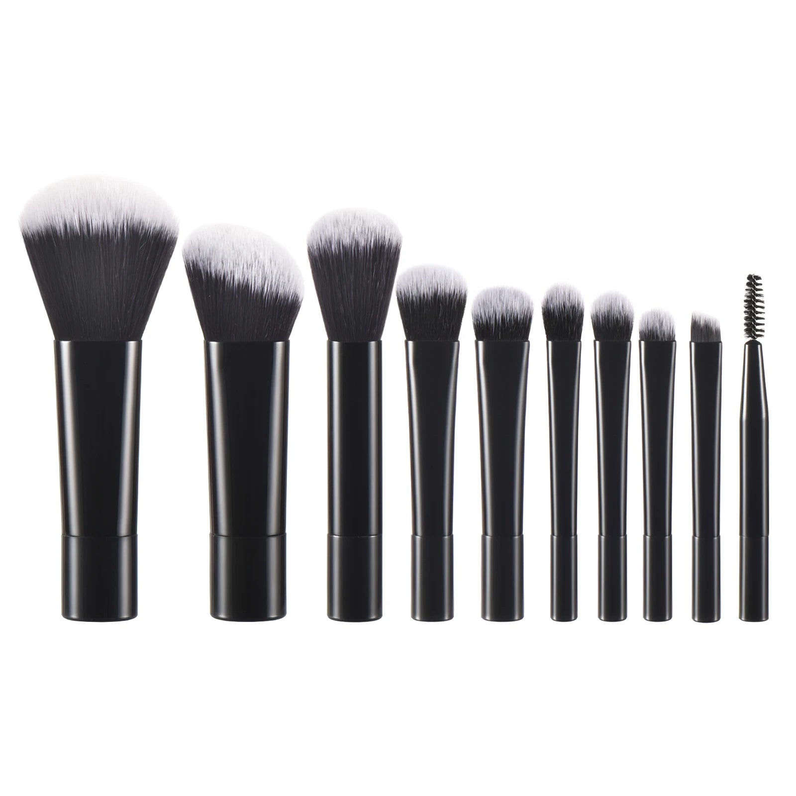 10-teiliges Mini-Make-up-Pinsel-Set – Tragbares Set für Reisen