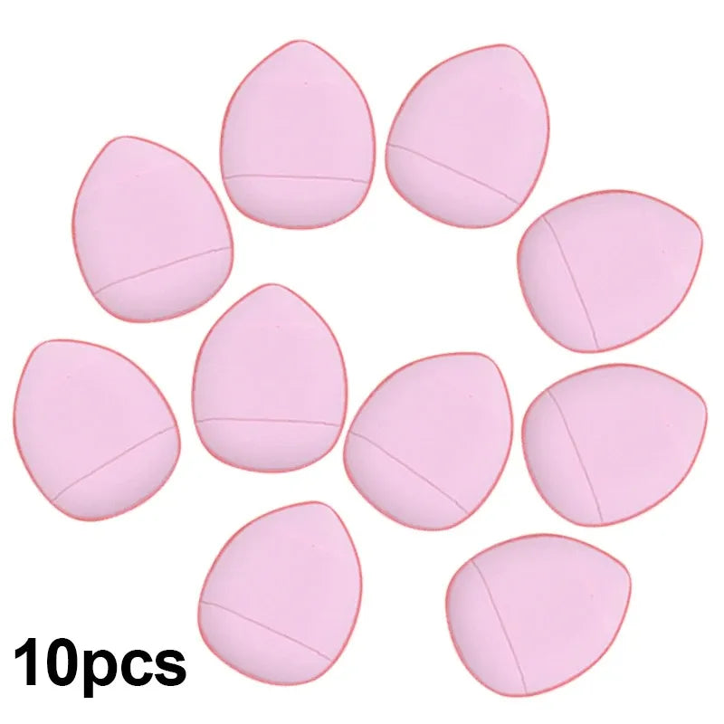 5/10Pcs Mini Finger Puff Foundation Kleine Air Kissen Pulver Schwamm Gesicht Concealer BB Creme Kosmetische Applikator Make-Up werkzeuge