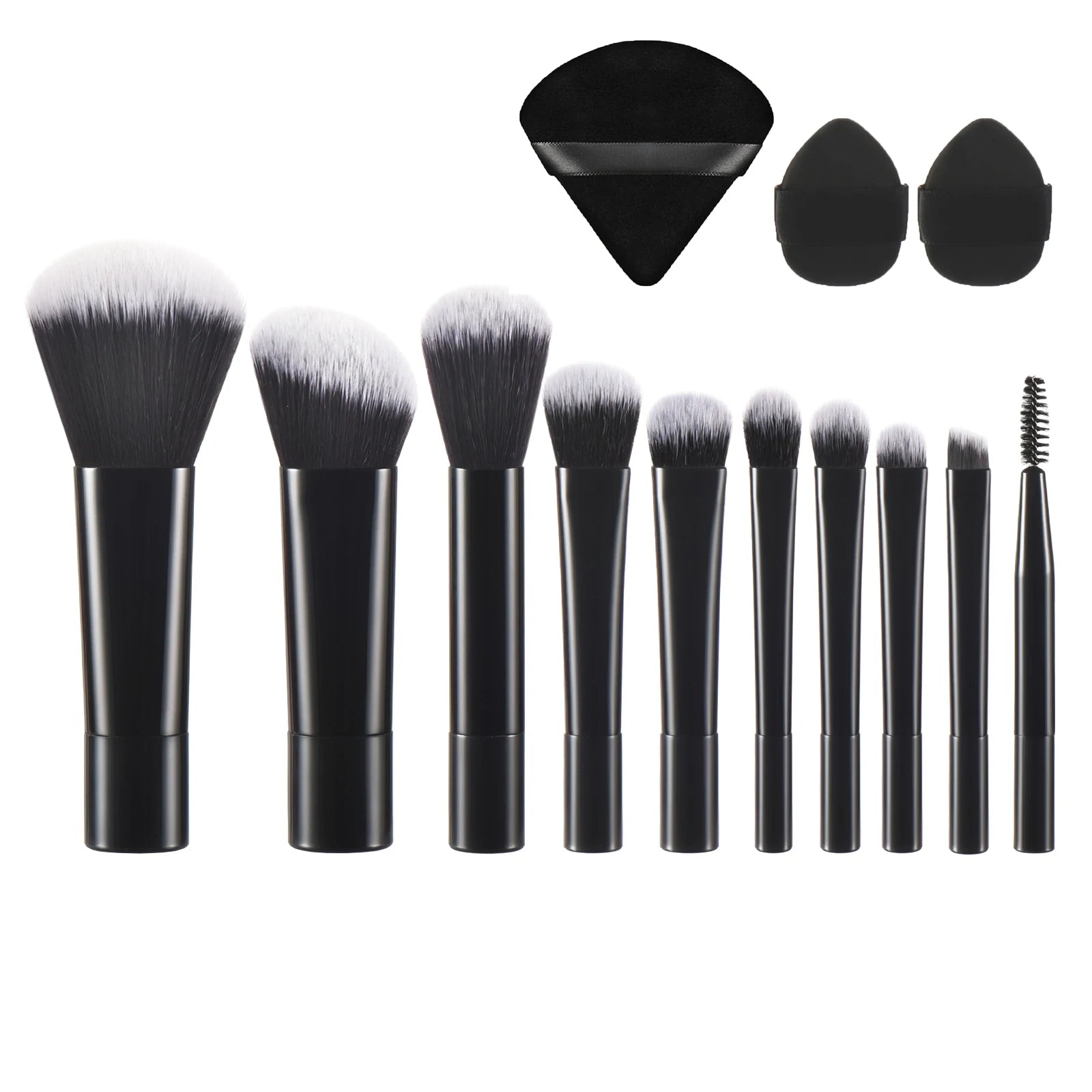 10-teiliges Mini-Make-up-Pinsel-Set – Tragbares Set für Reisen